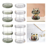 Maxbell Desktop Perfume Tray Rack Decorative Serving Tray Spice Rack for Decor 1 Tier Green