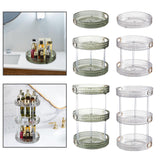 Maxbell Desktop Perfume Tray Rack Decorative Serving Tray Spice Rack for Decor 1 Tier Green