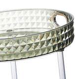 Maxbell Desktop Perfume Tray Rack Decorative Serving Tray Spice Rack for Decor 2 Tiers Green