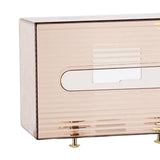 Maxbell Tissue Dispenser Box Rectangular Wall Mount for Office Pink