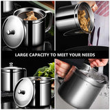 Maxbell Oil Filter Pot 44oz Cooking Oil Storage for Restaurant BBQ
