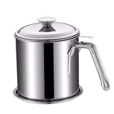 Maxbell Oil Filter Pot 44oz Cooking Oil Storage for Restaurant BBQ