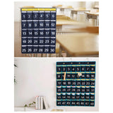 Maxbell Numbered Pocket Chart Over Door Hanging with 30 Pockets Durable for Closet