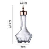 Maxbell Mushroom Glasses Barware 50ml with Dasher Top for Desktop Home Accessories Rose Aureate