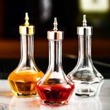 Maxbell Mushroom Glasses Barware 50ml with Dasher Top for Desktop Home Accessories Rose Aureate