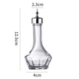 Maxbell Mushroom Glasses Barware 50ml with Dasher Top for Desktop Home Accessories Argent