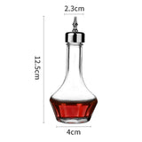 Maxbell Mushroom Glasses Barware 50ml with Dasher Top for Desktop Home Accessories Argent