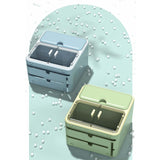 Maxbell Toilet Paper Holder Storage Box Shelf Roll Paper Holder Waterproof Bathroom Green