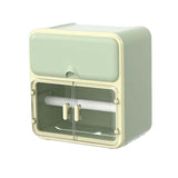 Maxbell Toilet Paper Holder Storage Box Shelf Roll Paper Holder Waterproof Bathroom Green