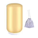 Maxbell Portable Household Dryer 200W mini for Travel Dorm Apartments Yellow