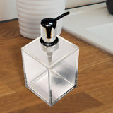 Maxbell Pump Soap Dispenser Empty Bottle Acrylic Leakproof for Hotel Countertop