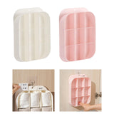 Maxbell Hanging Closet Organizer 9 Cell Portable Dividers for Belts Bra Socks White