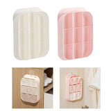 Maxbell Hanging Closet Organizer 9 Cell Portable Dividers for Belts Bra Socks White