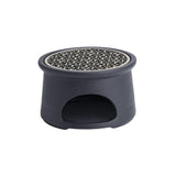 Maxbell Teapot Warmer Holder Tealight Holder Ceramic for Hotel Black