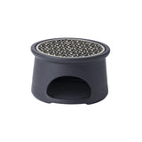 Maxbell Teapot Warmer Holder Tealight Holder Ceramic for Hotel Black