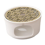 Maxbell Teaware Base Holder Ceramic Decoration for Restaurant Heatproof Dishes