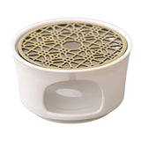 Maxbell Teaware Base Holder Ceramic Decoration for Restaurant Heatproof Dishes