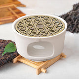 Maxbell Teaware Base Holder Ceramic Decoration for Restaurant Heatproof Dishes