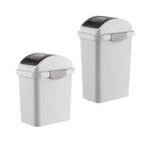 Maxbell Luxury Garbage Container with Shaker Cover Trash Can for Dispose Peel Indoor S