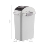 Maxbell Luxury Garbage Container with Shaker Cover Trash Can for Dispose Peel Indoor L