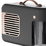 Maxbell Electric Heater Table Warmer Desktop Fan Heater Fast Heating for Office Gray