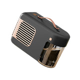 Maxbell Electric Heater Table Warmer Desktop Fan Heater Fast Heating for Office Gray
