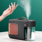 Maxbell Electric Heater Table Warmer Desktop Fan Heater Fast Heating for Office Gray