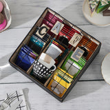 Maxbell Divided Storage Organizer Decorative for Office Countertop Vanity Shelf
