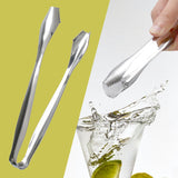 Maxbell Ice Tongs Supplies Reusable Durable Sawtooth Mini for Food Desserts BBQ