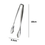 Maxbell Ice Tongs Supplies Reusable Durable Sawtooth Mini for Food Desserts BBQ