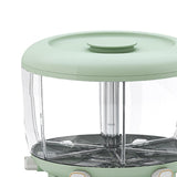 Maxbell 6 Grid Cereal Rice Dispenser Bucket Container Bin for Beans Home Green
