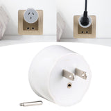 Maxbell 3 Prong to 2 Prong Adapter Charging Power Outlet for Travel