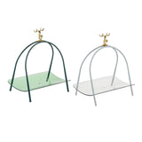 Maxbell Household Dessert Cake Stand Storage Rack for Brithday Wedding Desktop Green