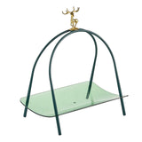 Maxbell Household Dessert Cake Stand Storage Rack for Brithday Wedding Desktop Green