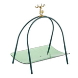 Maxbell Household Dessert Cake Stand Storage Rack for Brithday Wedding Desktop Green