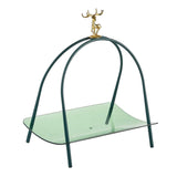 Maxbell Household Dessert Cake Stand Storage Rack for Brithday Wedding Desktop Green