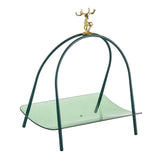 Maxbell Household Dessert Cake Stand Storage Rack for Brithday Wedding Desktop Green