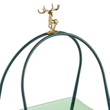 Maxbell Household Dessert Cake Stand Storage Rack for Brithday Wedding Desktop Green
