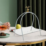Maxbell Household Dessert Cake Stand Storage Rack for Brithday Wedding Desktop White