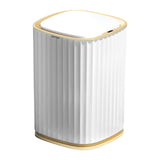 Maxbell 15L Sensor Trash Can Wastebasket with Lid for Bathroom Bedroom Living Room