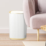 Maxbell 15L Sensor Trash Can Wastebasket with Lid for Bathroom Bedroom Living Room