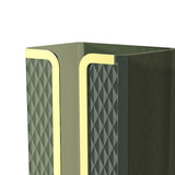 Maxbell Tissue Box Rectangle Decorative Multipurpose for Hotel Dorm Restaurant Green