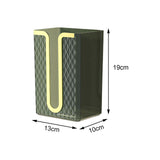 Maxbell Tissue Box Rectangle Decorative Multipurpose for Hotel Dorm Restaurant Green