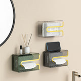Maxbell Tissue Box Rectangle Decorative Multipurpose for Hotel Dorm Restaurant Green