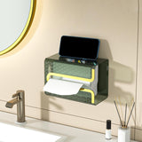 Maxbell Tissue Box Rectangle Decorative Multipurpose for Hotel Dorm Restaurant Green