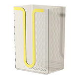Maxbell Tissue Box Rectangle Decorative Multipurpose for Hotel Dorm Restaurant White