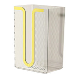 Maxbell Tissue Box Rectangle Decorative Multipurpose for Hotel Dorm Restaurant White