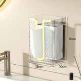 Maxbell Tissue Box Rectangle Decorative Multipurpose for Hotel Dorm Restaurant White