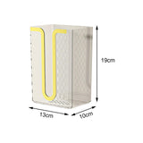 Maxbell Tissue Box Rectangle Decorative Multipurpose for Hotel Dorm Restaurant White