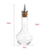 Maxbell 95ml Bitters Bottle Bitter Dropper Bottle Cocktails Bottle for Desktop